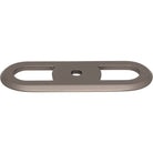 Top Knobs - TK3351AG - Brockwell Backplate - Brockwell - Ash Gray