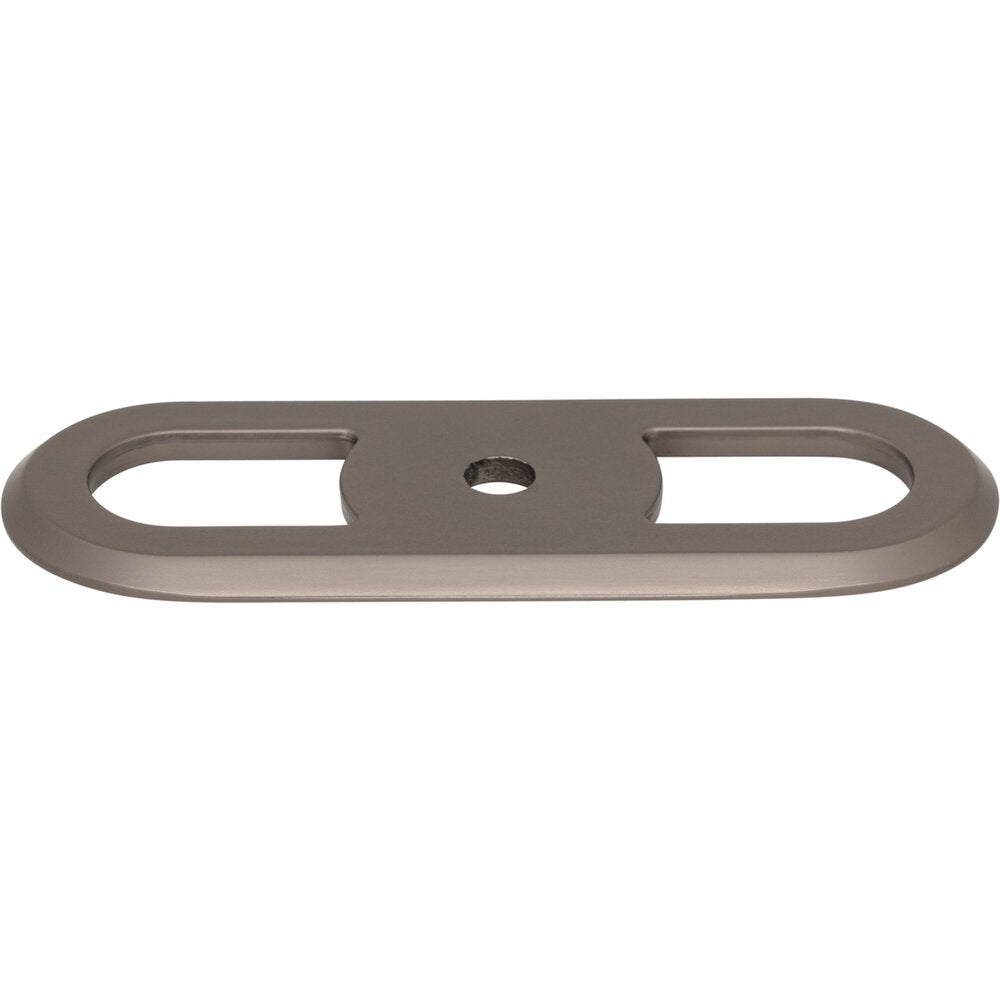 Top Knobs - TK3351AG - Brockwell Backplate - Brockwell - Ash Gray