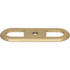 Top Knobs - TK3351HB - Brockwell Backplate - Brockwell - Honey Bronze