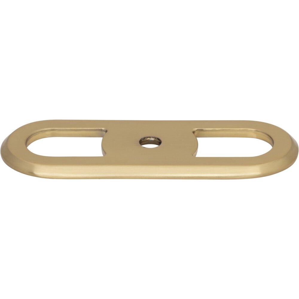 Top Knobs - TK3351HB - Brockwell Backplate - Brockwell - Honey Bronze