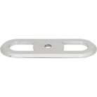 Top Knobs - TK3351PC - Brockwell Backplate - Brockwell - Polished Chrome