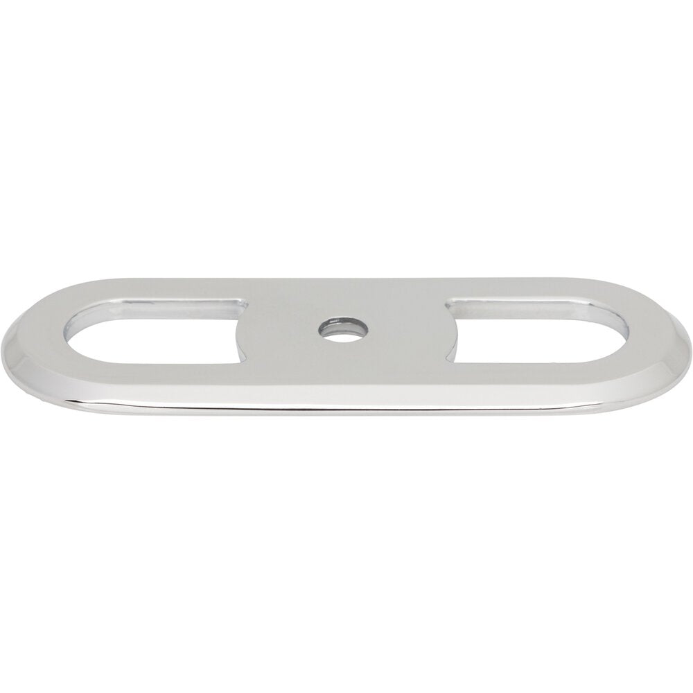 Top Knobs - TK3351PC - Brockwell Backplate - Brockwell - Polished Chrome