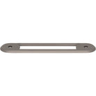 Top Knobs - TK3352AG - Brockwell Backplate - Brockwell - Ash Gray