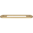 Top Knobs - TK3352HB - Brockwell Backplate - Brockwell - Honey Bronze