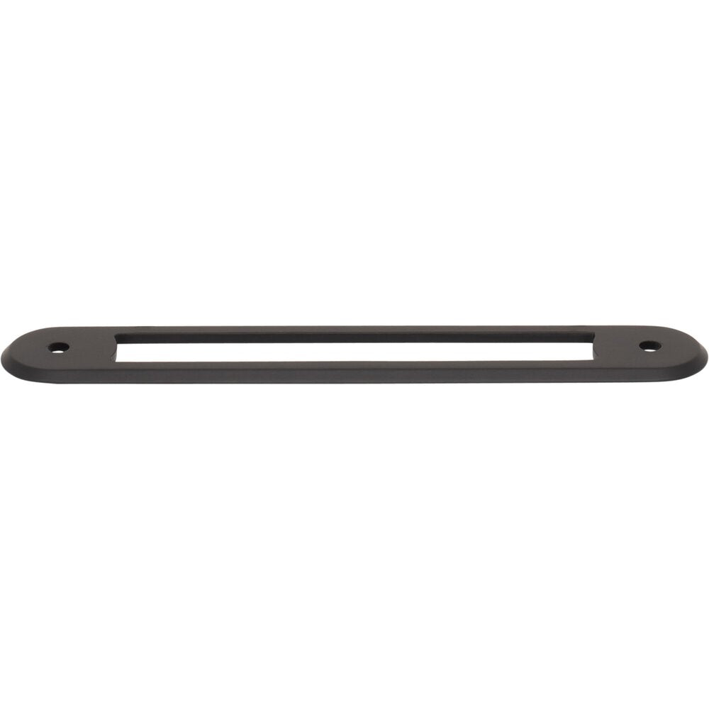 Top Knobs - TK3353BLK - Brockwell Backplate - Brockwell - Flat Black