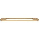 Top Knobs - TK3353HB - Brockwell Backplate - Brockwell - Honey Bronze