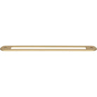 Top Knobs - TK3355HB - Brockwell Backplate - Brockwell - Honey Bronze