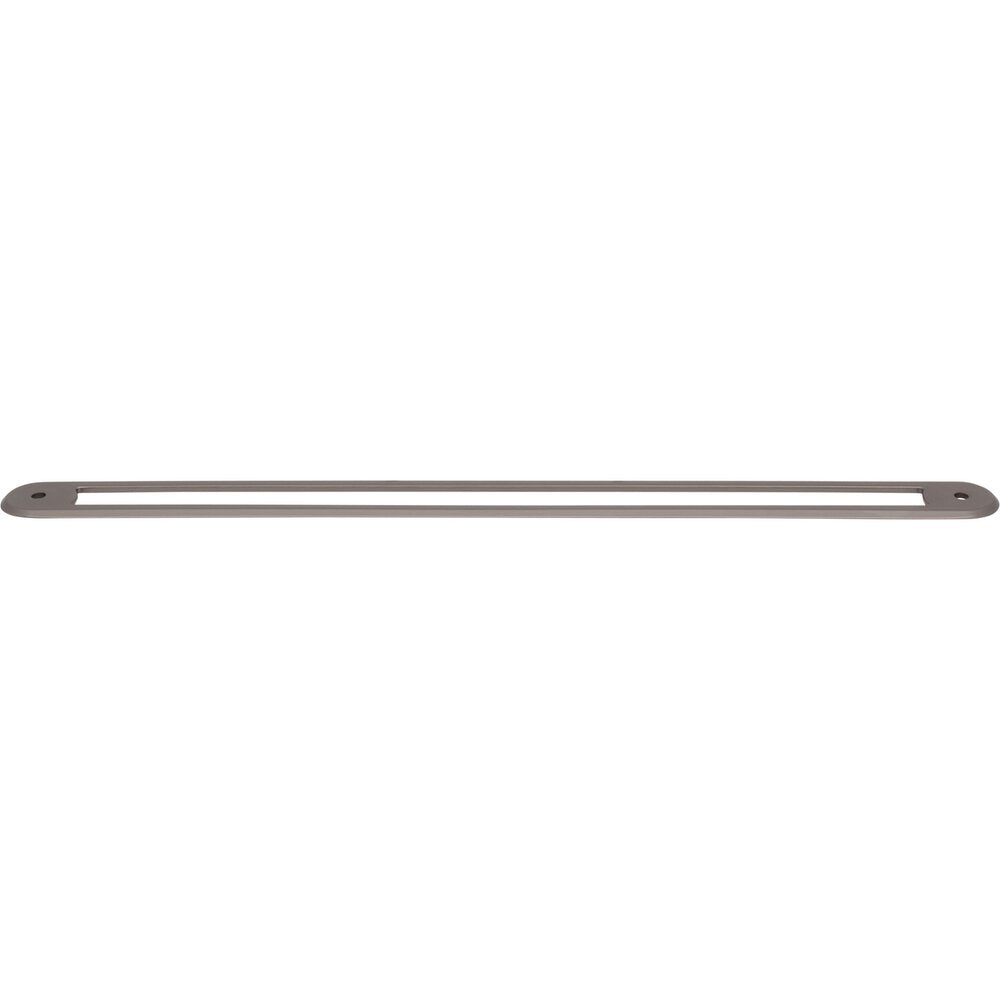 Top Knobs - TK3357AG - Brockwell Backplate - Brockwell - Ash Gray