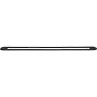 Top Knobs - TK3357BLK - Brockwell Backplate - Brockwell - Flat Black