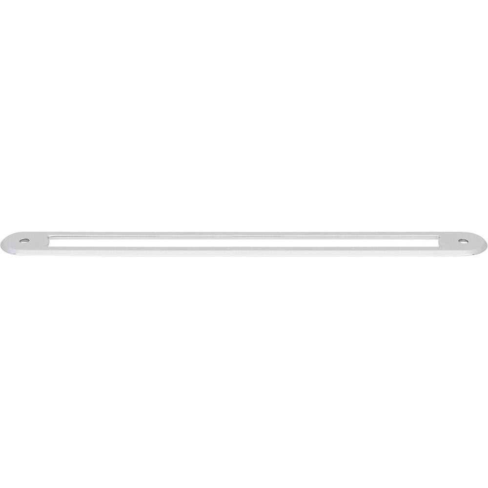 Top Knobs - TK3357PC - Brockwell Backplate - Brockwell - Polished Chrome