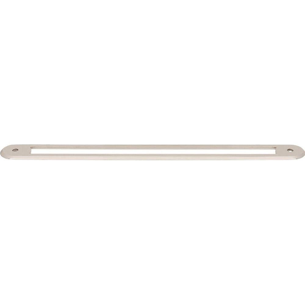 Top Knobs - TK3357PN - Brockwell Backplate - Brockwell - Polished Nickel
