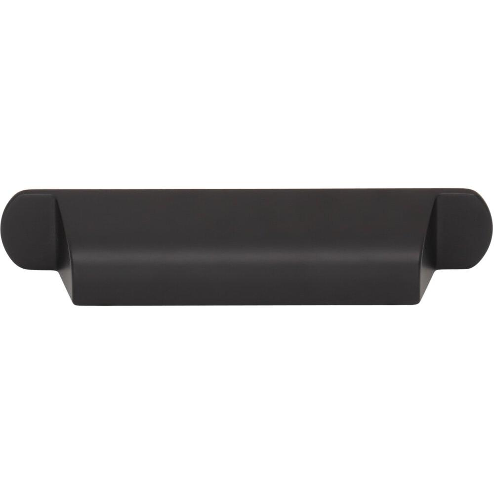 Top Knobs - TK3361BLK - Cressing Cup Pull - Brockwell - Flat Black