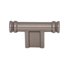Top Knobs - TK3380AG - Newburn T-Knob - Brockwell - Ash Gray