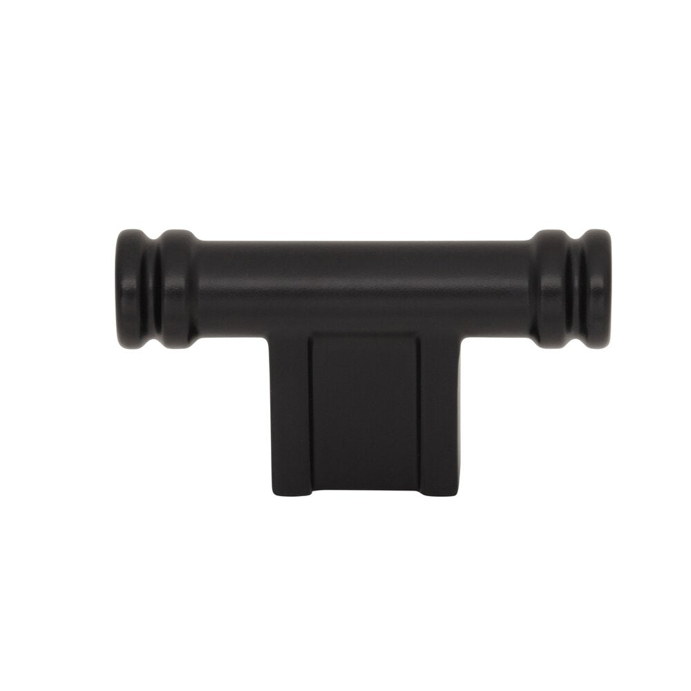 Top Knobs - TK3380BLK - Newburn T-Knob - Brockwell - Flat Black