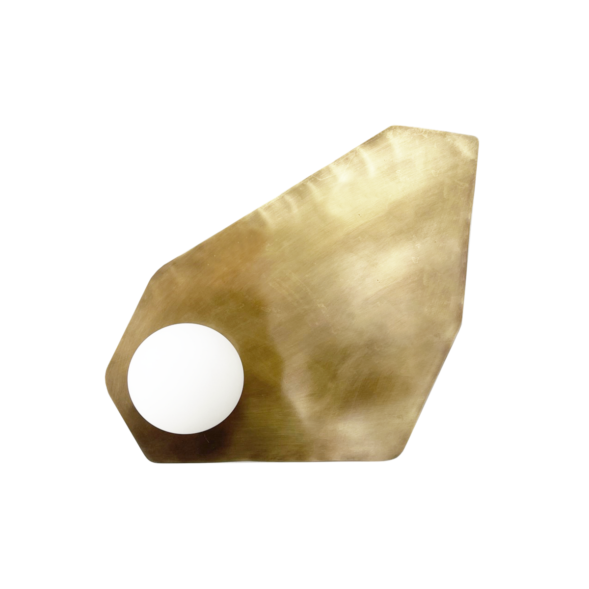 Dounia Home - DH-TOUGEOWAL-BRS - Toubkal Geometric Wall Sconce - Polished Brass