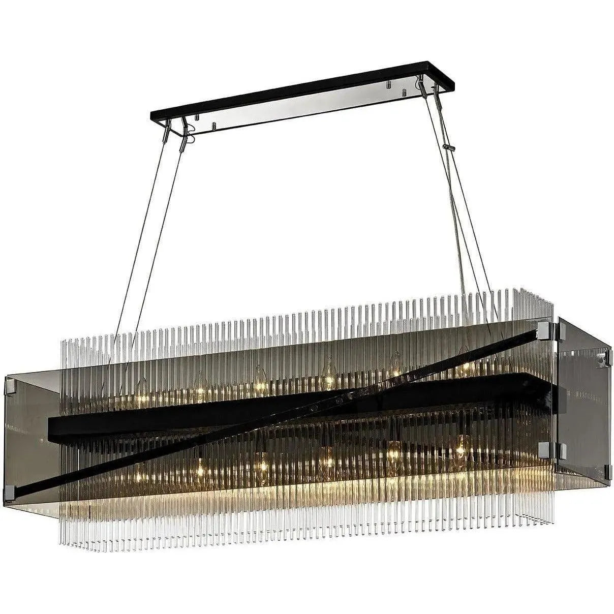 Troy Lighting - Apollo Linear Pendant - F5908-BRZ/PC | Montreal Lighting & Hardware