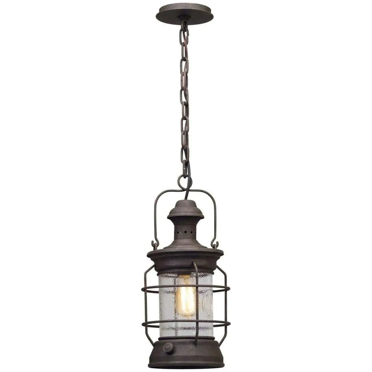 Troy Lighting - Atkins Hanging Lantern - F5057-HBZ | Montreal Lighting & Hardware