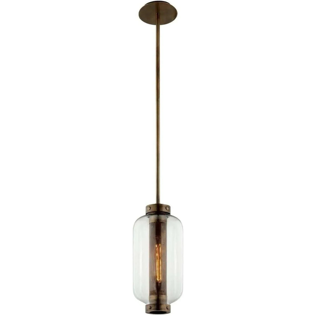 Troy Lighting - Atwater Hanging Lantern - F7037-PBR | Montreal Lighting & Hardware