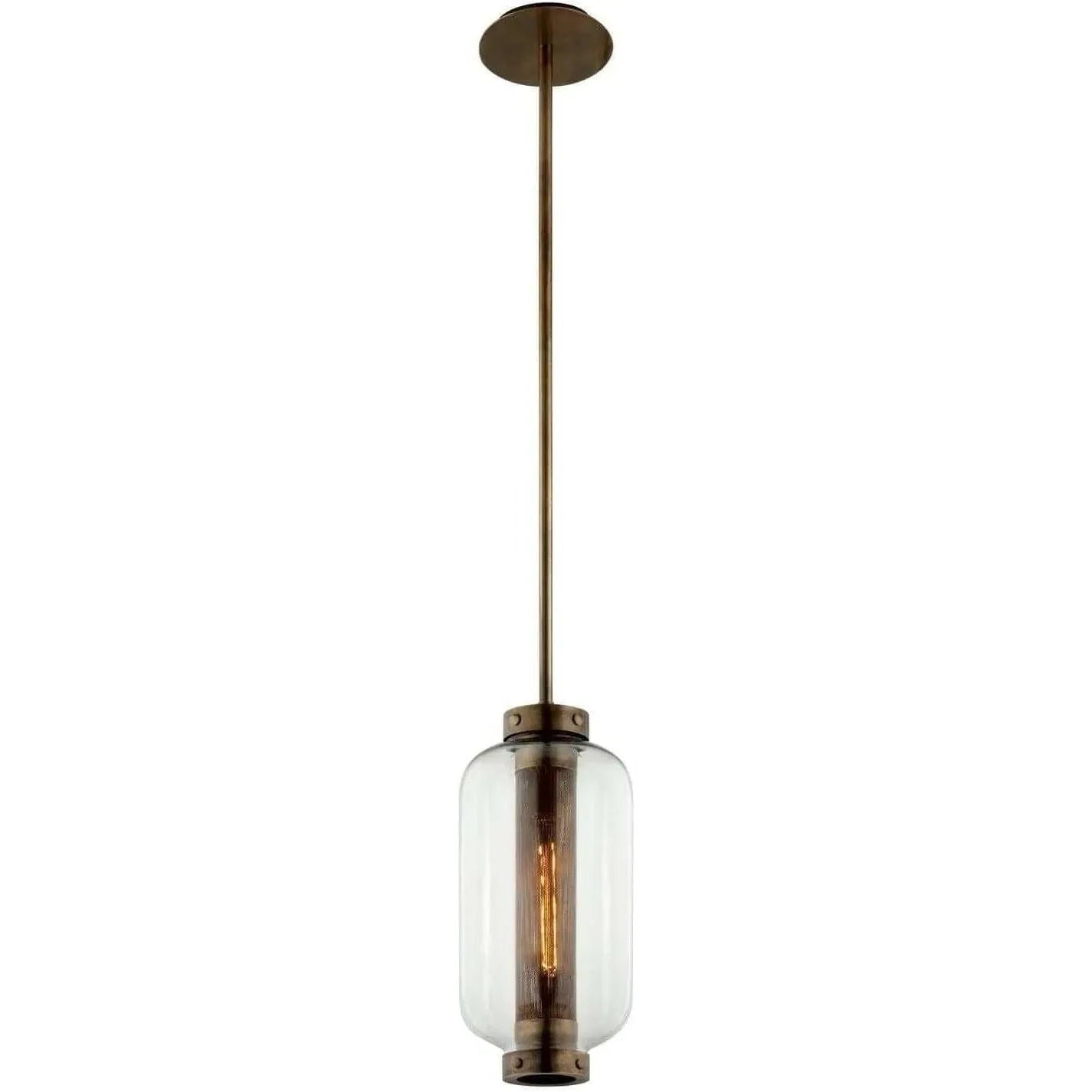 Troy Lighting - Atwater Hanging Lantern - F7037-PBR | Montreal Lighting & Hardware