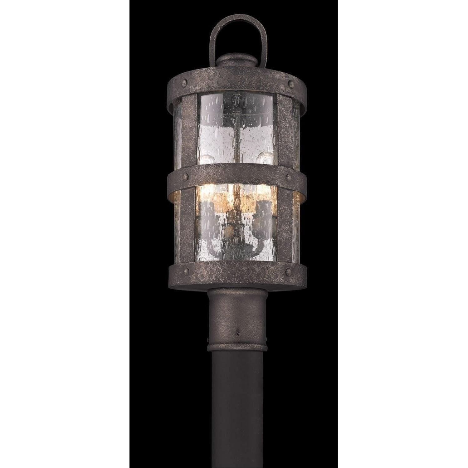 Troy Lighting - Barbosa Post Lantern - P3316 | Montreal Lighting & Hardware