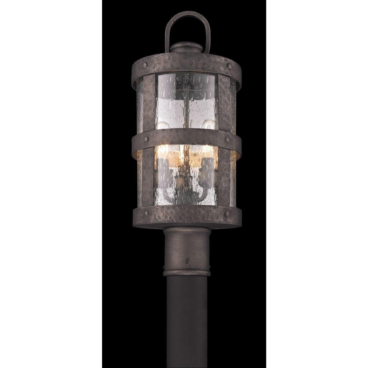 Troy Lighting - Barbosa Post Lantern - P3316 | Montreal Lighting & Hardware