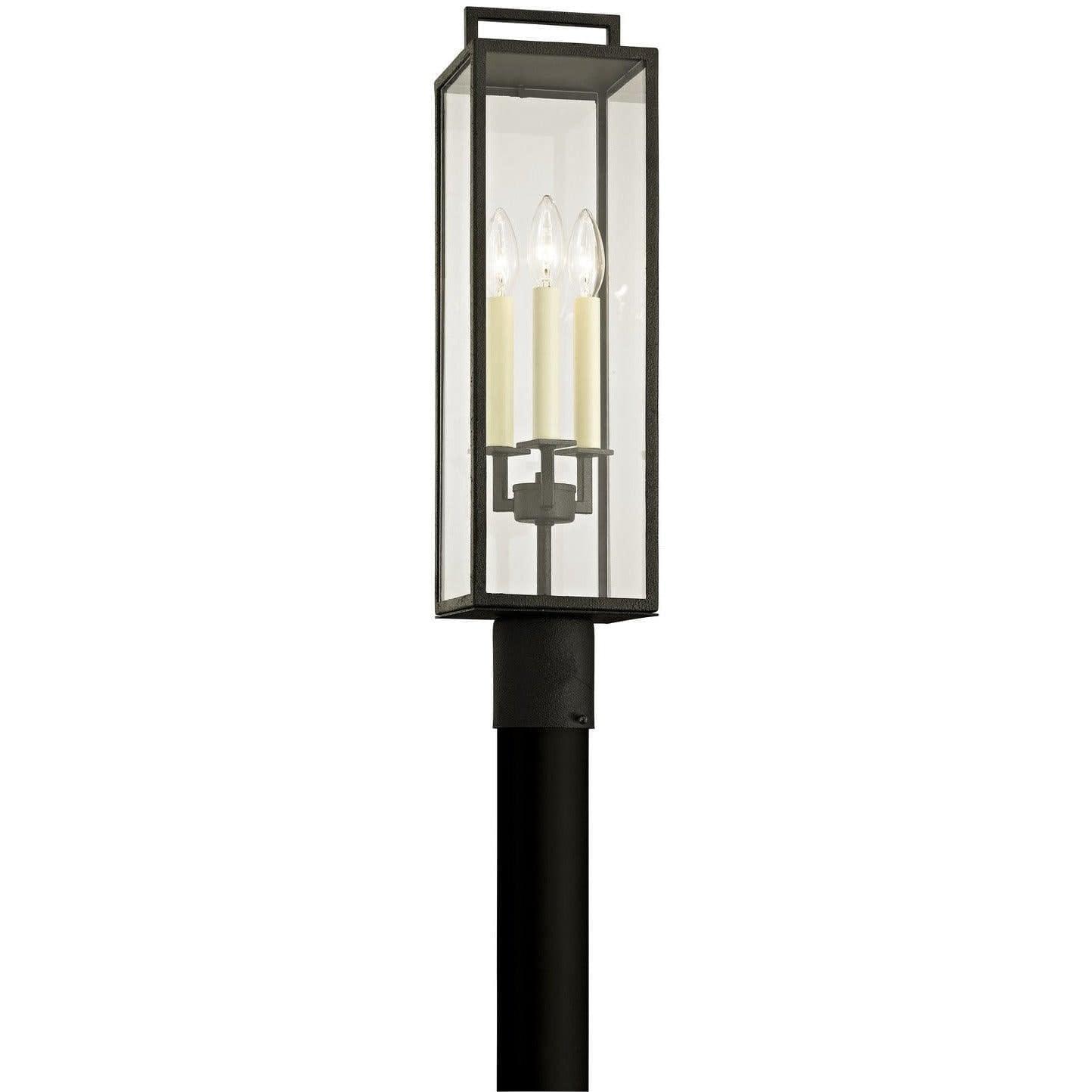 Troy Lighting - Beckham Post Lantern - P6385 | Montreal Lighting & Hardware