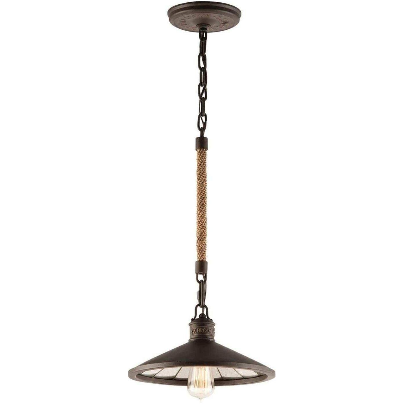 Troy Lighting - Brooklyn Pendant - F3144-HBZ | Montreal Lighting & Hardware