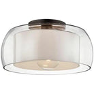 Troy Lighting - Candace Flush Mount - C7561-GRA | Montreal Lighting & Hardware