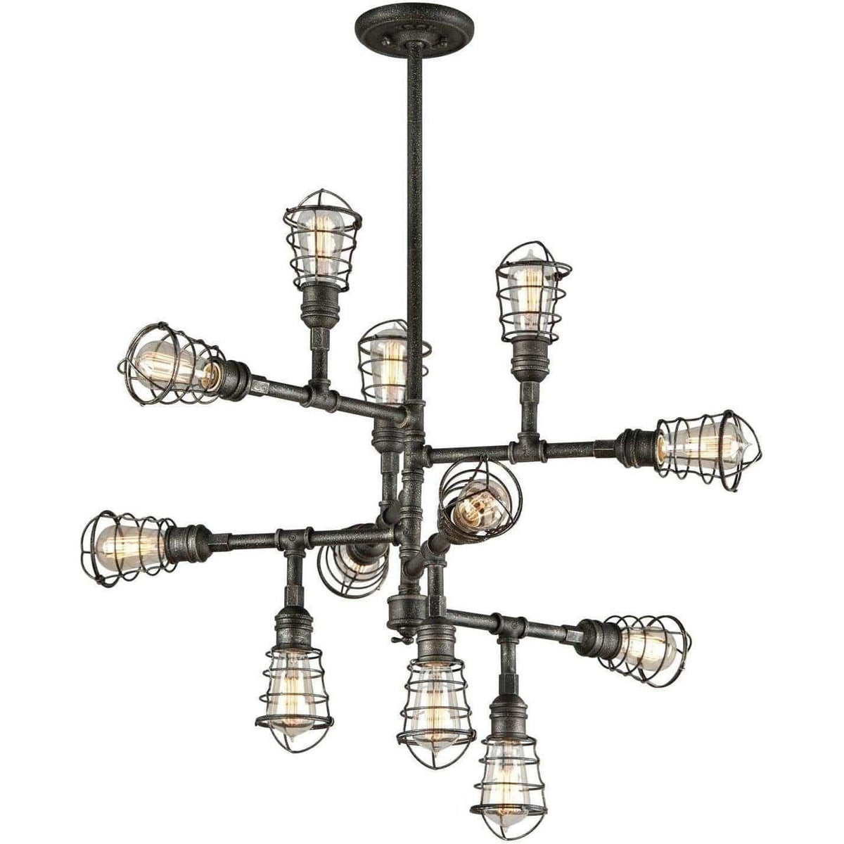 Troy Lighting - Conduit Chandelier - F3817 | Montreal Lighting & Hardware