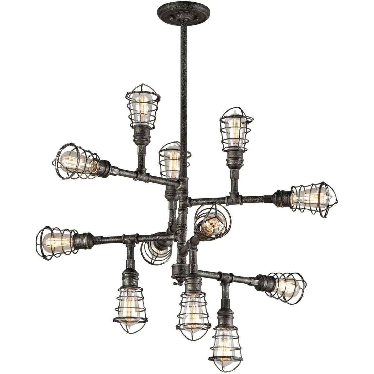 Troy Lighting - Conduit Chandelier - F3815 | Montreal Lighting & Hardware