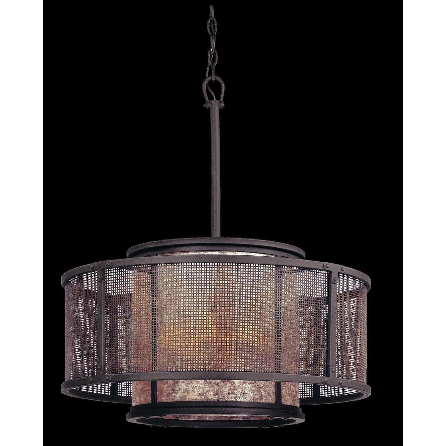 Troy Lighting - Copper Mountain Pendant - F3105-BRZ/SFB | Montreal Lighting & Hardware