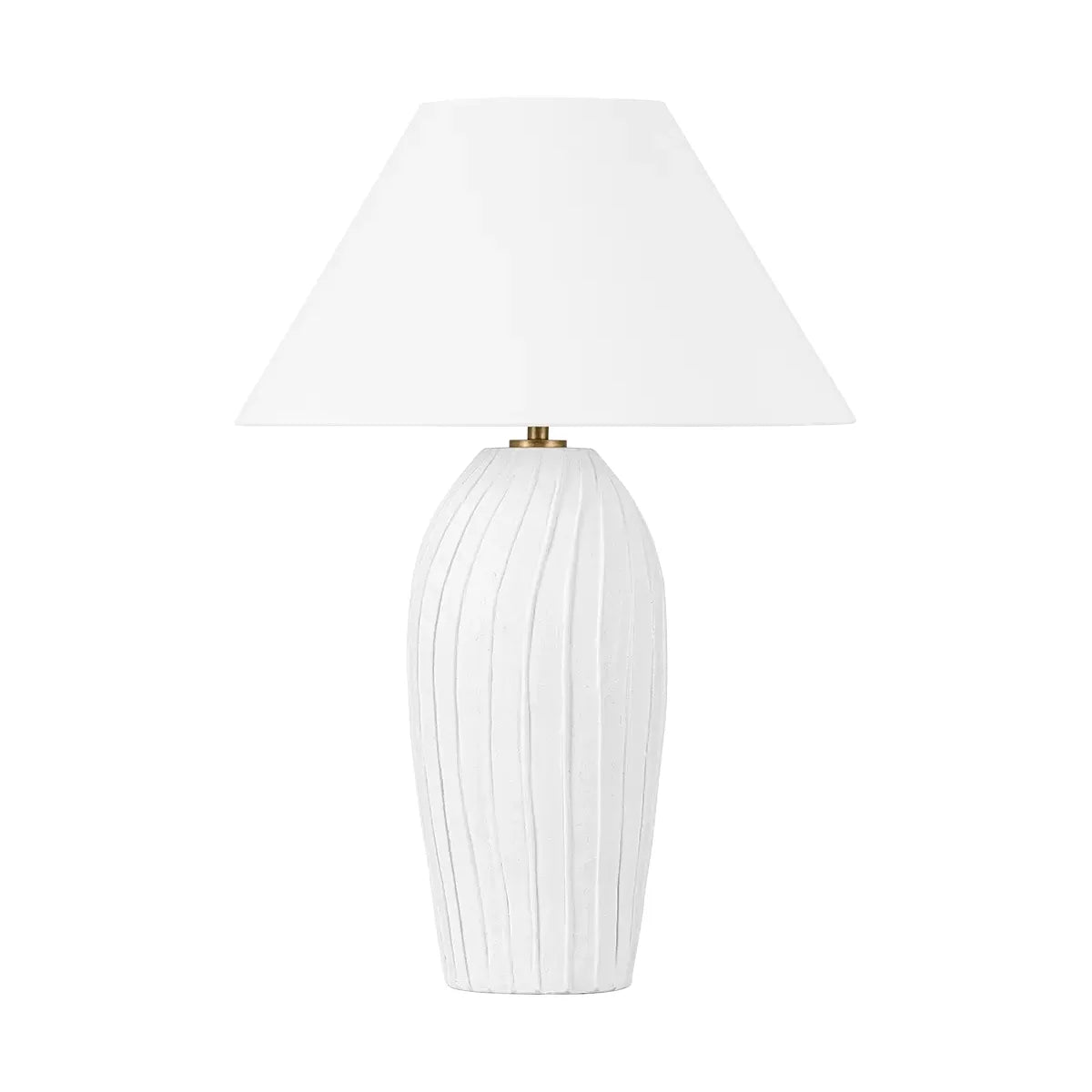 Troy Lighting - Deacon Table Lamp - PTL2231-PBR/CLW | Montreal Lighting & Hardware
