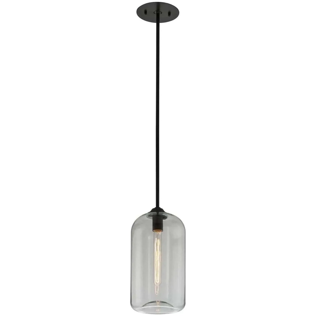 Troy Lighting - District Pendant - F5561-SBK | Montreal Lighting & Hardware