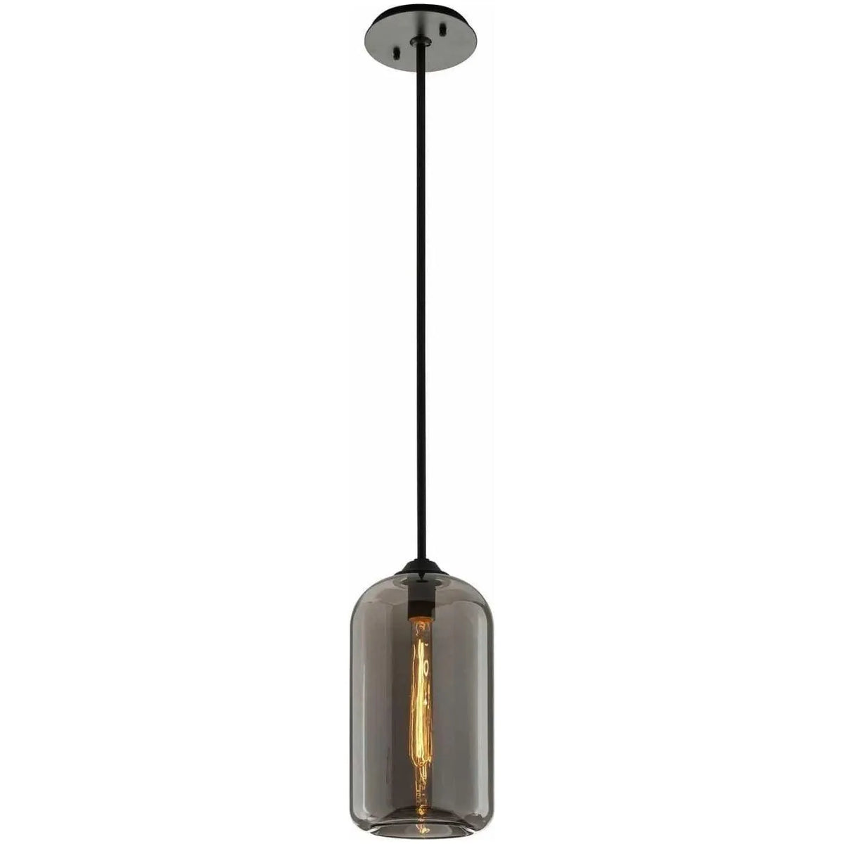Troy Lighting - District Pendant - F5581-SBK | Montreal Lighting & Hardware