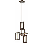 Troy Lighting - Enigma Pendant - F6184-TBZ/SS | Montreal Lighting & Hardware