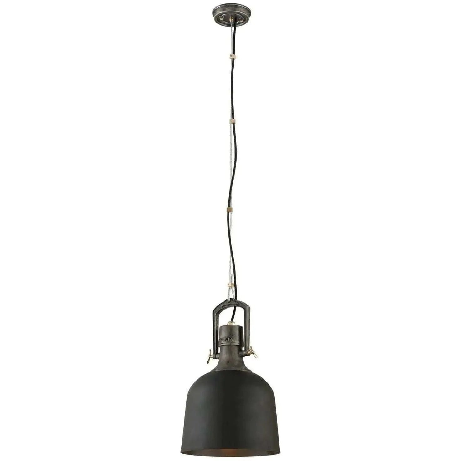 Troy Lighting - Hangar 31 Pendant - F3545-SBK/APW/PBR | Montreal Lighting & Hardware