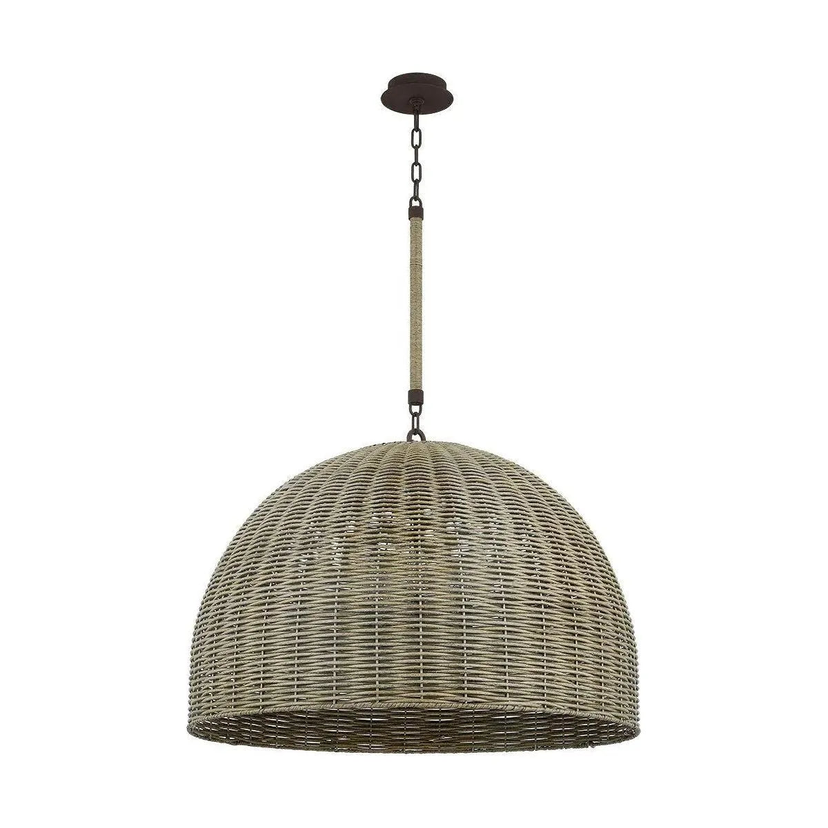 Troy Lighting - Huxley Exterior Pendant - F2024-TBZ | Montreal Lighting & Hardware