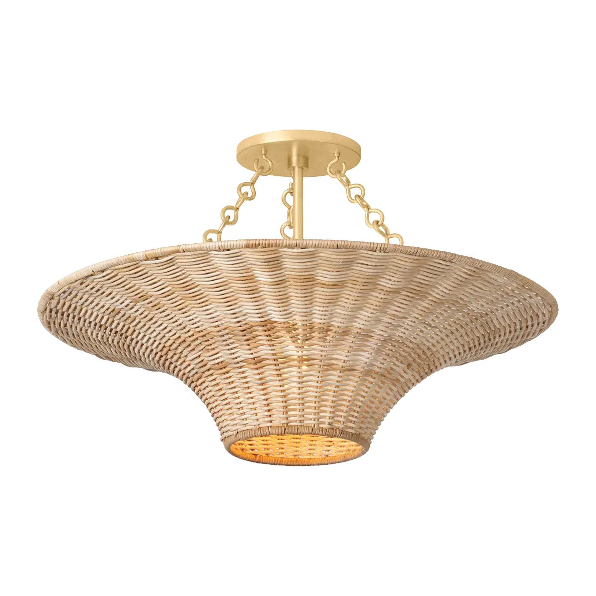 Troy Lighting - Ketan Semi Flush Mount - C2425-VGL | Montreal Lighting & Hardware