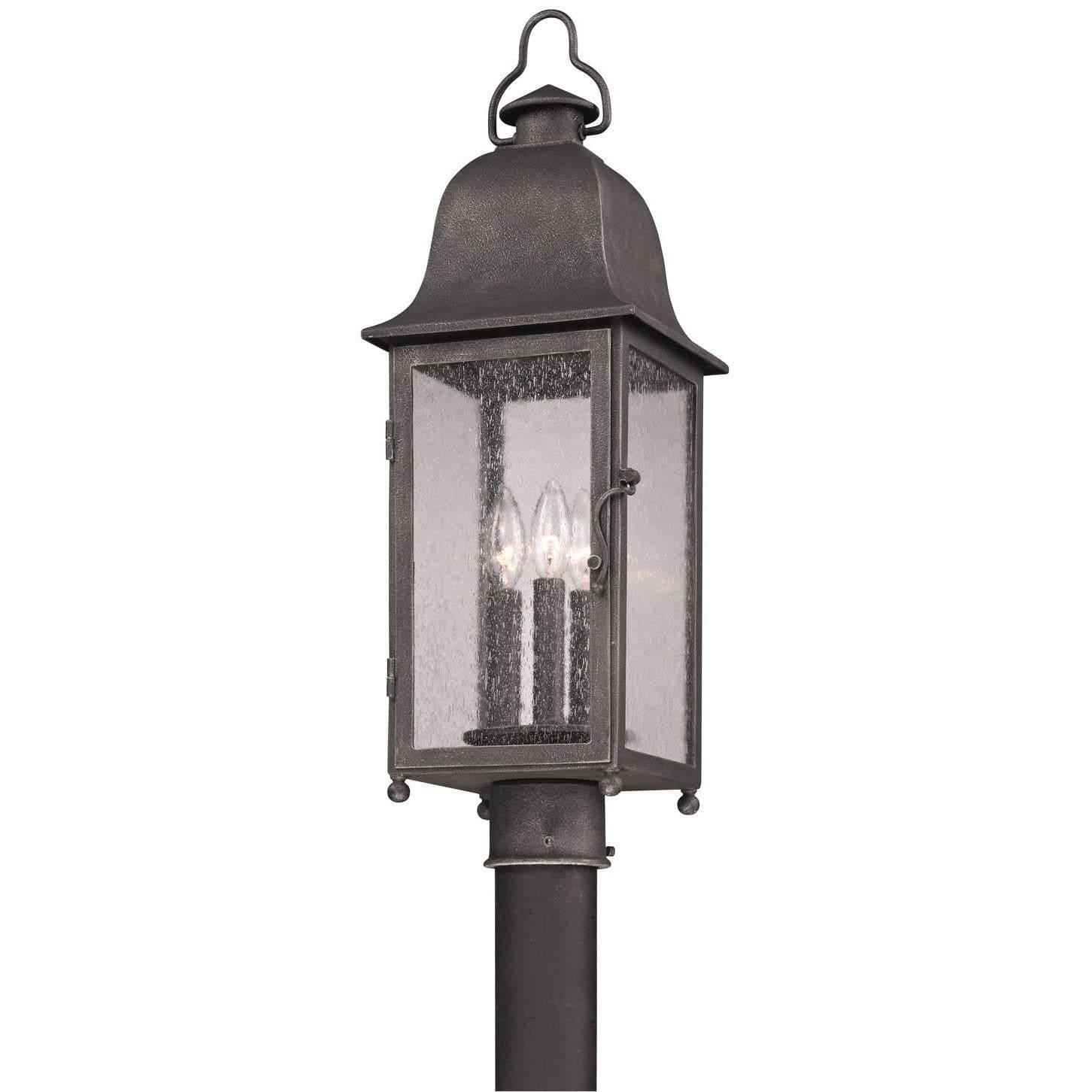 Troy Lighting - Larchmont Post Lantern - P3215-VBZ | Montreal Lighting & Hardware