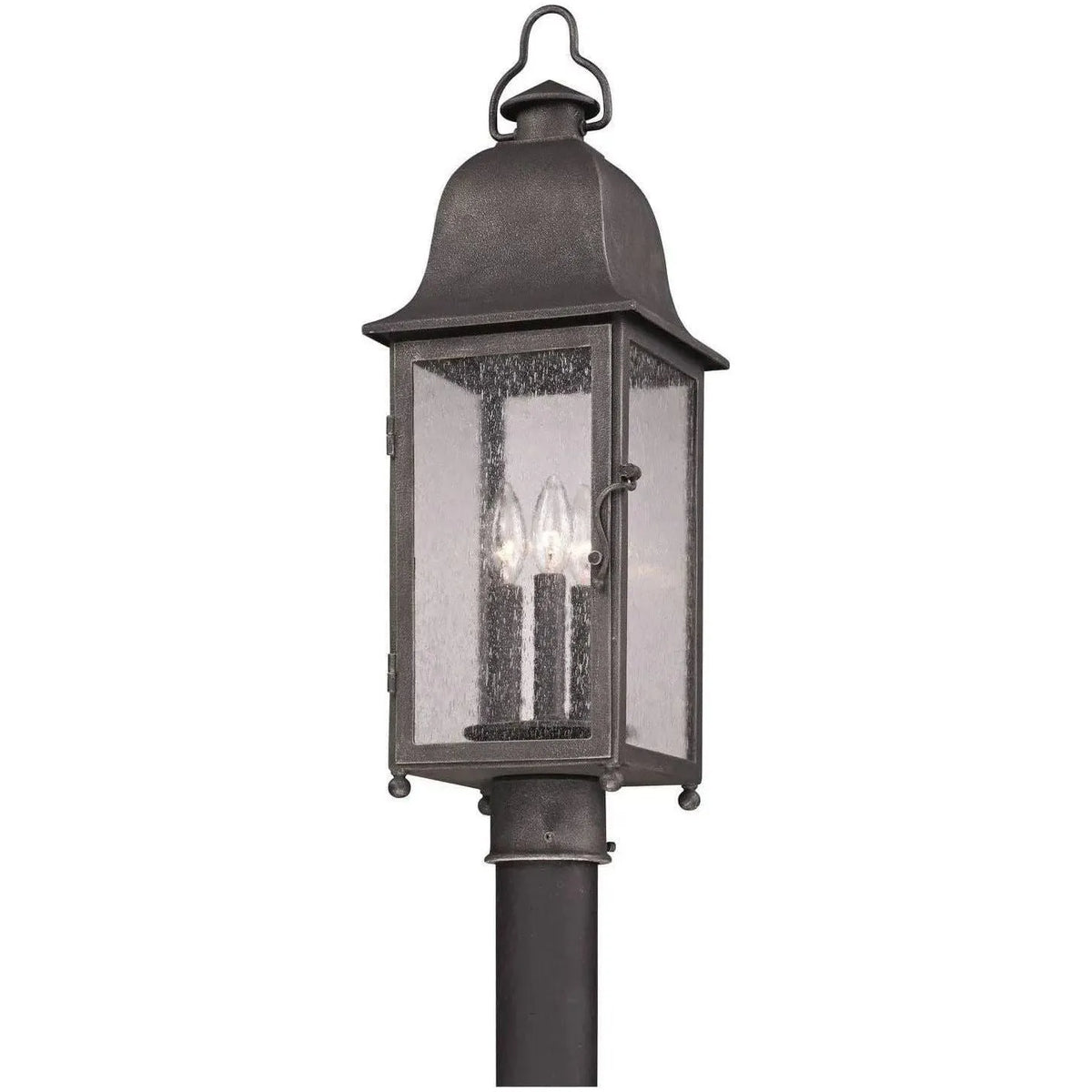 Troy Lighting - Larchmont Post Lantern - P3215-VBZ | Montreal Lighting & Hardware