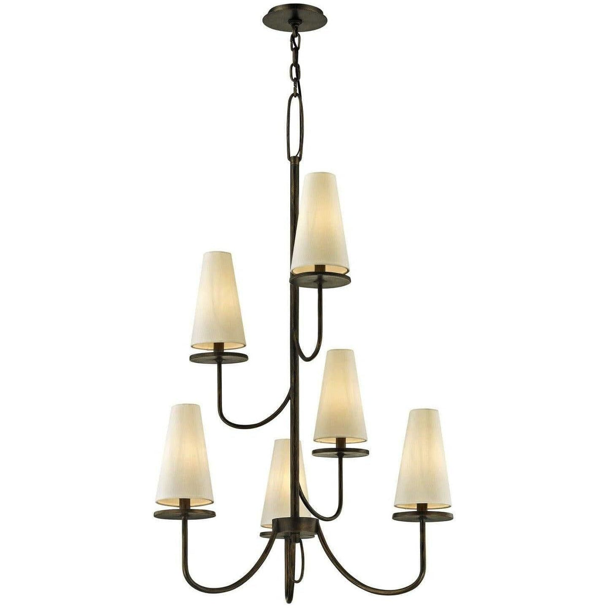 Troy Lighting - Marcel Chandelier - F6297-TBZ | Montreal Lighting & Hardware