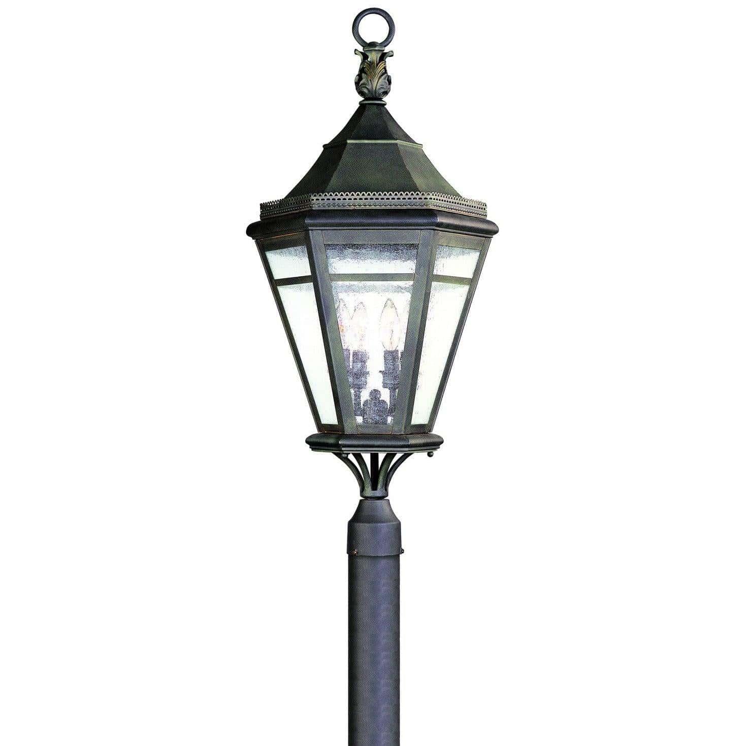 Troy Lighting - Morgan Hill Post Lantern - P1275NR | Montreal Lighting & Hardware