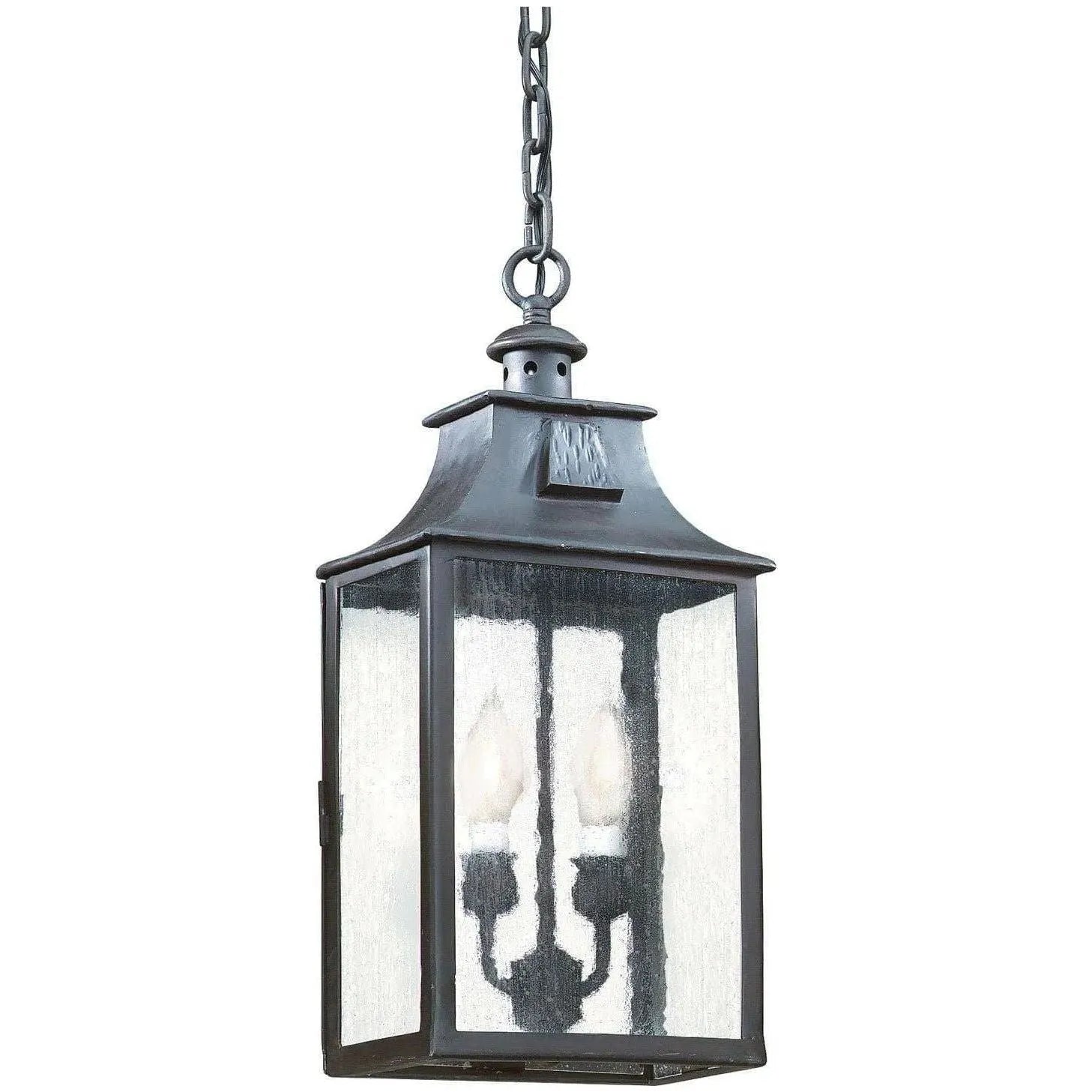Troy Lighting - Newton Hanging Lantern - F9004-SFB | Montreal Lighting & Hardware