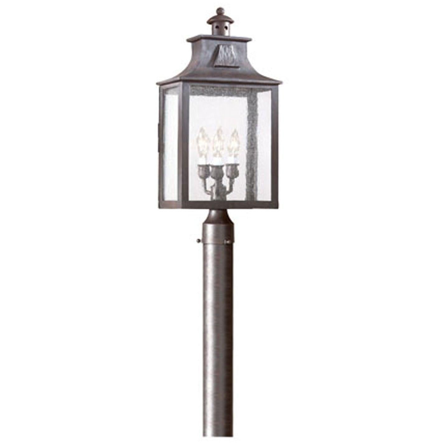 Troy Lighting - Newton Post Lantern - P9006-SFB | Montreal Lighting & Hardware