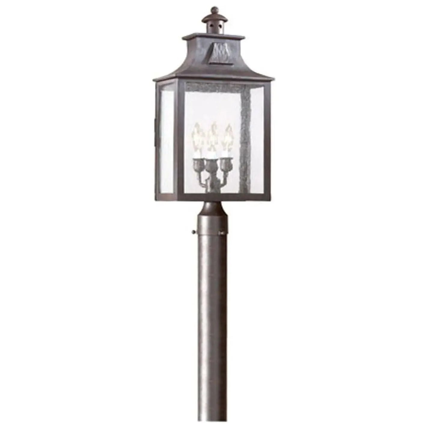 Troy Lighting - Newton Post Lantern - P9006-SFB | Montreal Lighting & Hardware