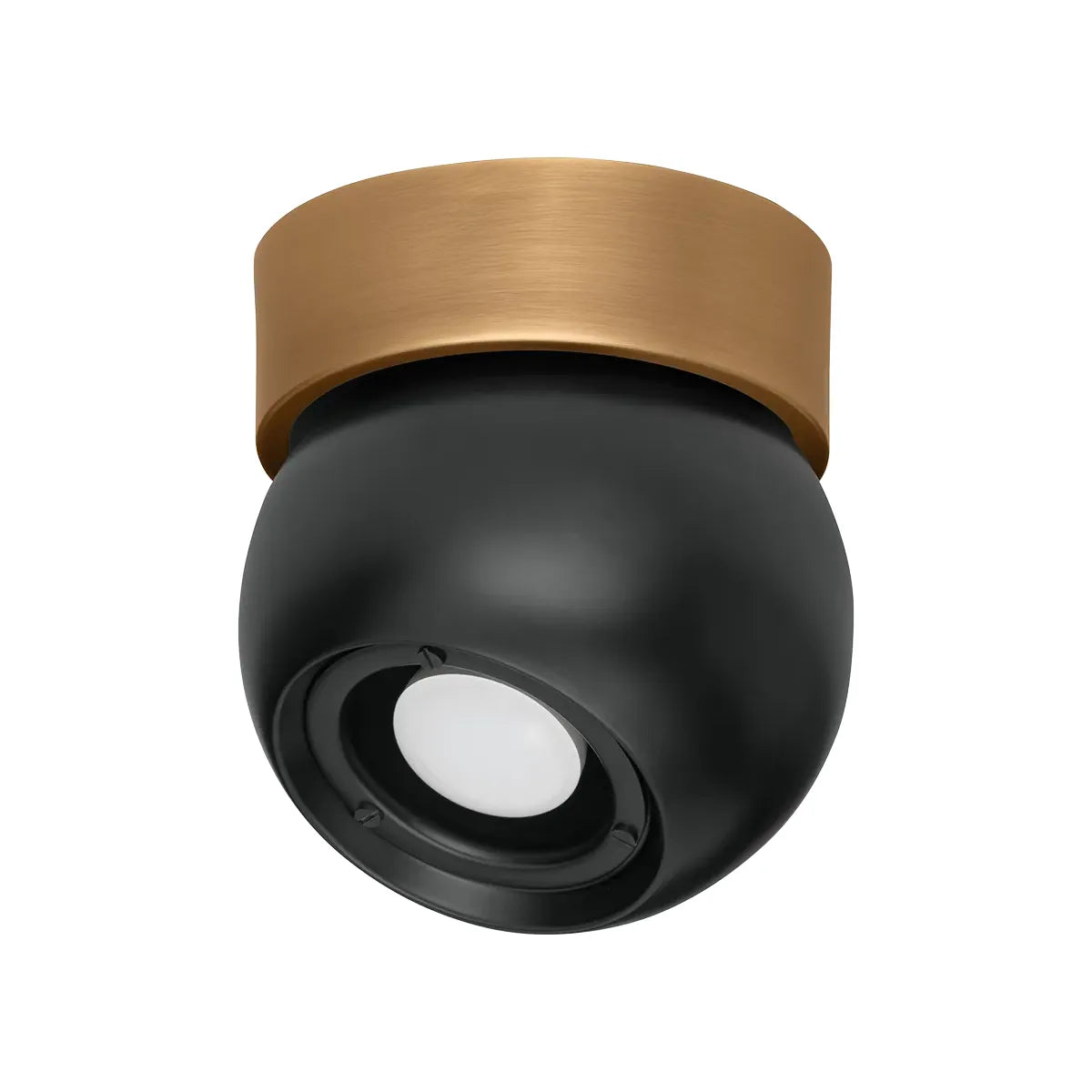 Troy Lighting - Odin Flush Mount - C1406-PBR/SBK | Montreal Lighting & Hardware