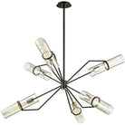 Troy Lighting - Raef Chandelier - F6328-TBK/PN | Montreal Lighting & Hardware