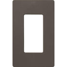 Lutron SC-1-TF Claro & Satin Colors Wallplate in Satin Truffle