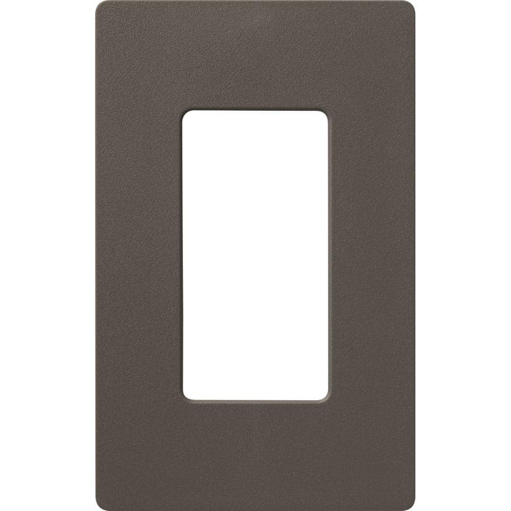 Lutron SC-4-TF Claro & Satin Colors Wallplate in Satin Truffle
