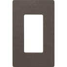 Lutron SC-5-TF Claro & Satin Colors Wallplate in Satin Truffle